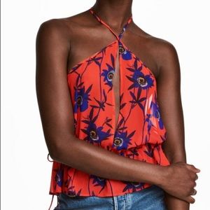 H&M FLORAL TOP